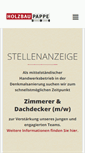 Mobile Screenshot of holzbau-pappe.de